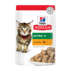 Вологий корм для кошенят Hill's Science Plan Kitten Chicken з куркою 85 г 604034