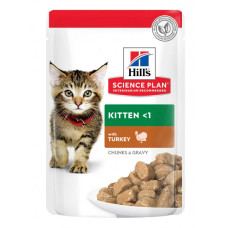 Вологий корм для кошенят Hill's Kitten Turkey з індичкою 85 г 604035
