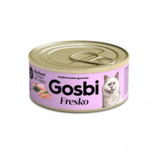 Вологий корм для стерилізованих котів Gosbi Fresko Sterilized Chicken & Rabbit курка кролик 70 г