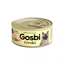 Вологий корм для котів Gosbi Fresko Cat Senior Meat Feast м'ясний бенкет 70 г