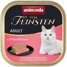 Вологий корм для котів Animonda Vom Feinsten with Turkey Hearts з індичими серцями 100 г 83203
