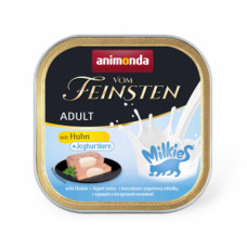 Вологий корм для котів Animonda Vom Feinsten Adult with Chicken + Yoghurt centre з куркою та йогуртовим центром 100 г