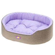 Лежак для собак и котов Ferplast Dandy C Colour 80 лиловый 80x55x20 см 82944095