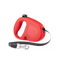 Поводок-рулетка для собак Ferplast Flippy One Tape S до 15 кг красная лента 4 м 75092222