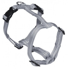 Шлея для собак Croci Soft Reflective нейлонова чорна 1.5х35-50 см 5079853