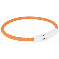 Ошейник для собак Trixie L-XL светящийся оранжевый 0.7х65 см 12705