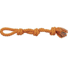 Іграшка для собак Trixie DentaFun Playing Rope канат з 3 вузлами помаранчевий 60 см TX-3275