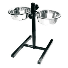 Миски на стійці для собак Сroci Dinner Set металеві 2х28 см 4.75 л C6059199