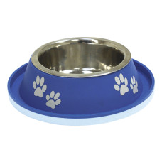 Миска для собак Сroci No Spill с бортиками от муравьев металлическая синяя Ø 25 см 800 см C6059580