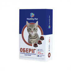 Противопаразитарный ошейник для котов Healthy Pet Оберег 35 см коричневый 103060