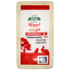 Наполнитель для грызонов Wow Pets Опилки с запахом клубники 10 л 80194
