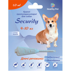 Капли против внешних и внутренних паразитов для собак Healthy Pet Security от 4 до 10 кг 209163