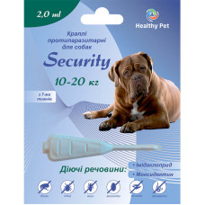 Капли против внешних и внутренних паразитов для собак Healthy Pet Security от 10 до 25 кг 209164