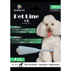 Капли против внешних паразитов для собак Healthy Pet Line №1 от 10 до 20 кг 209152