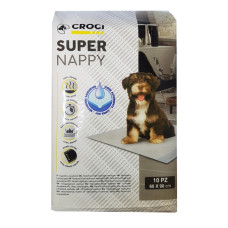 Пеленки для собак Croci Super Nappy 90х60 см 10 шт C6OI0012