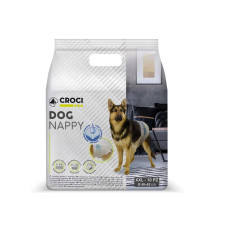 Подгузник для собак Croci Dog Nappy XXL весом 18-30 кг обхват 40-62 см ЦЕНА ЗА 1 ШТ C6028999