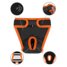 Трусы гигиенические для собак Bronzedog S трикотажные регулируемые серые обхват 25-33 см 672111/Т