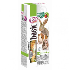 Ласощі для гризунів та кроликів Lolo Pets Smakers з яблуками 90 г LO-71114
