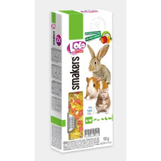 Ласощі для гризунів та кроликів Lolo Pets Smakers з фруктами 90 г LO-71107