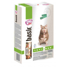 Полнорационный корм для хомяков Lolo Pets Basic 1 кг LO-71102