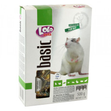 Полнорационный корм для крыс Lolo Pets Basic 500 г LO-71500