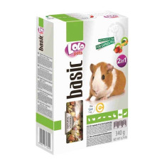 Повнораціонний корм для морських свинок Lolo Pets фруктово-овочевий 340 г LO-71304
