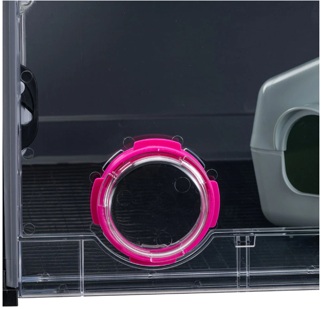 Модульная клетка для хомяков и мышей Ferplast Multipla Hamster с аксессуарами черная 72.5x37.5x42 см 57007217 - zoo-expert.com.ua - 11