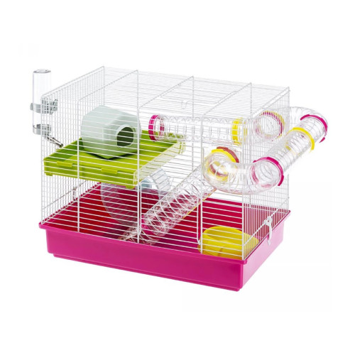 Клетка для хомяков Ferplast Laura малиновая 46х29.5х37.5 см 57912411 - zoo-expert.com.ua - 7