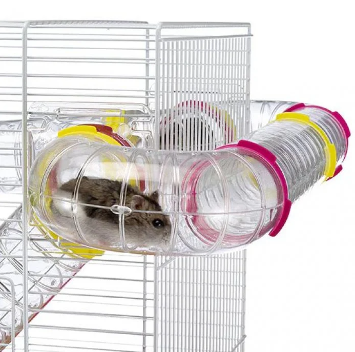 Клетка для хомяков Ferplast Laura малиновая 46х29.5х37.5 см 57912411 - zoo-expert.com.ua - 5