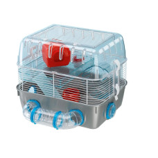 Клетка для хомяков Ferplast Combi 1 Fun cерая 40.5х29.5х32.5 см 57926499
