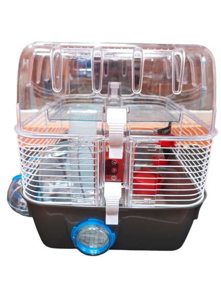 Клетка для хомяков Ferplast Combi 1 Fun cерая 40.5х29.5х32.5 см 57926499 - 2 Клетка для хомяков Ferplast Combi 1 Fun cерая 40.5х29.5х32.5 см 57926499 - zoo-expert.com.ua - 2