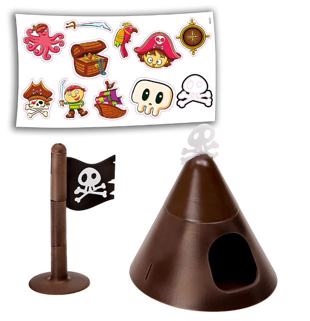 Клетка для хомяков Ferplast Criceti 9 Pirates черная 46х29.5х23 см 57009061 - zoo-expert.com.ua - 9