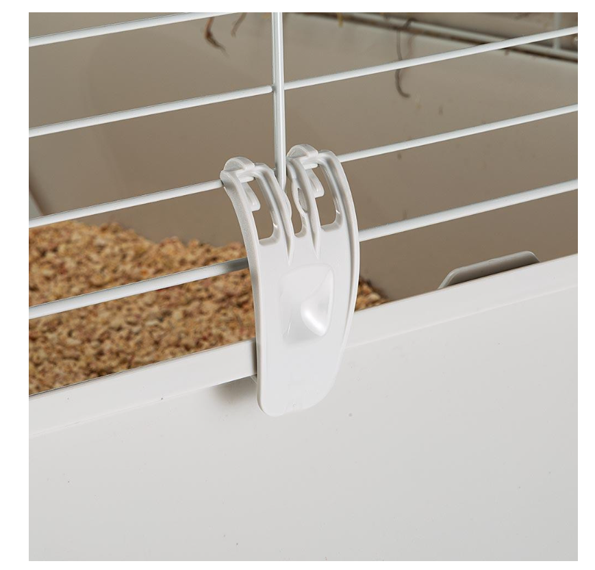 Клетка для кроликов и морских свинок Ferplast Rabbit 100 светло-серая 95х57х46 см 57052370 - 4 Клетка для кроликов и морских свинок Ferplast Rabbit 100 светло-серая 95х57х46 см 57052370 - zoo-expert.com.ua - 4