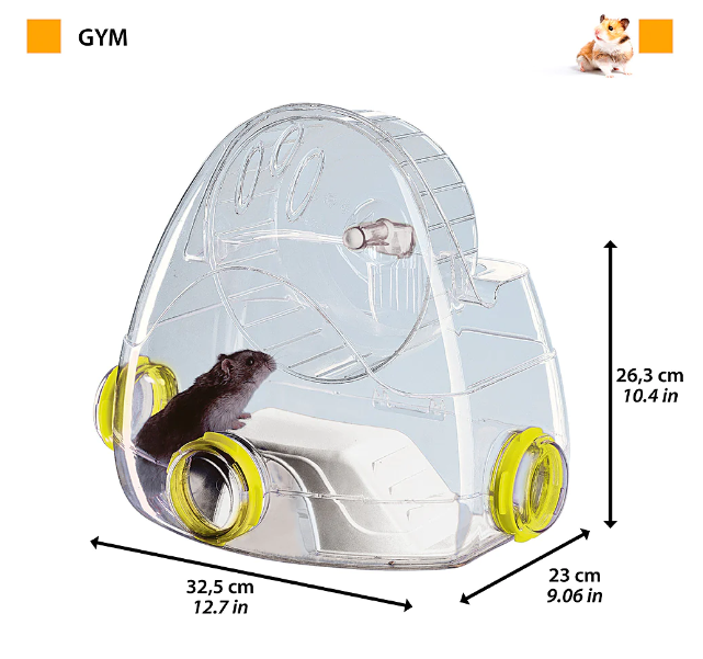 Модульный домик для хомяков Ferplast Gym FPI 4824 32.3x23x26.3 см 84824099 - 2 Модульный домик для хомяков Ferplast Gym FPI 4824 32.3x23x26.3 см 84824099 - zoo-expert.com.ua - 2
