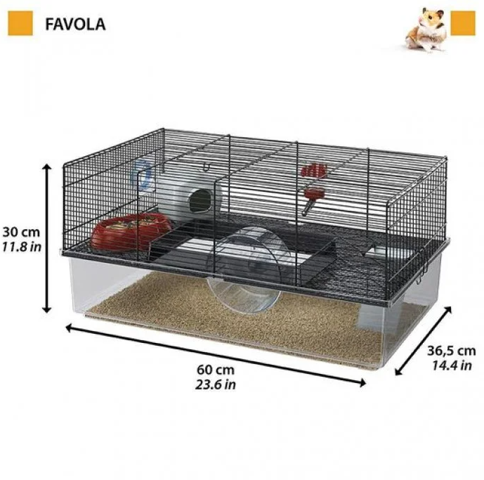 Клетка для хомяков Ferplast Favola голубая 60x36.5x30 см 57901470 - 3 Клетка для хомяков Ferplast Favola голубая 60x36.5x30 см 57901470 - zoo-expert.com.ua - 3