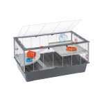 Клетка для грызунов Ferplast Criceti 100 с открывающейся крышей серая 95x57x50 см 57011911