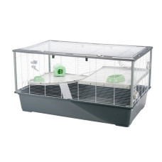 Клітка для гризунів Ferplast Criceti 100 з дахом, що відкривається, сіра 95x57x50 см 57011911