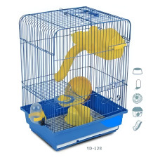 Клетка для грызунов ZK 128 эмаль голубая 30x23x41 см ZK 128G