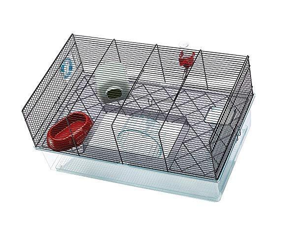 Клетка для грызунов Ferplast Milos Large серая 58х38х30.5 см 57010617 - 5 Клетка для грызунов Ferplast Milos Large серая 58х38х30.5 см 57010617 - zoo-expert.com.ua - 5