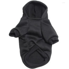 Худі для собак та котів EcoToys Black L чорне A: 32 см B: 40 см C: 28 см 7049