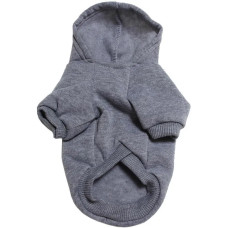 Худи для собак и котов EcoToys Grey XL серое A: 37 см B: 43 см C: 29 см X-7055