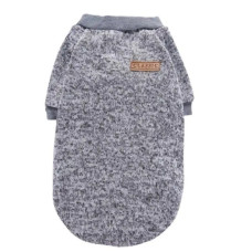 Кофта для собак та котів EcoToys Grey S ряба сіра A: 25 см B: 34 см C: 20 см S-7075