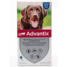 Капли против внешних паразитов для собак Elanco Advantix более 25 кг ЦЕНА ЗА 1 ШТ 85910434