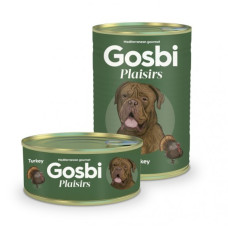 Вологий корм для собак Gosbi Plaisirs Turkey індичка 185 г