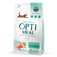 Сухий корм для кошенят Optimeal Kitten з куркою 700 г B1810902