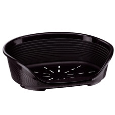 Пластиковый лежак для собак и котов Ferplast Siesta Deluxe 8 черный 82х59.5х25 см 70208917