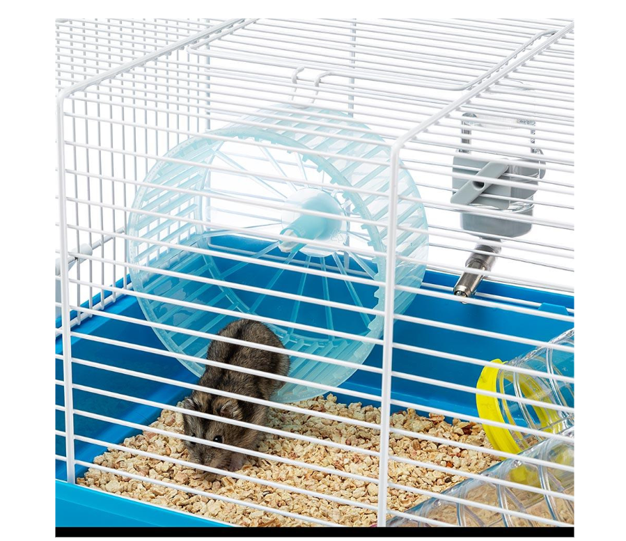 Клетка для грызунов Ferplast Paula в комплекте с туннелями голубая 46х29.5х24.5 см 57906411 - 2 Клетка для грызунов Ferplast Paula в комплекте с туннелями голубая 46х29.5х24.5 см 57906411 - zoo-expert.com.ua - 2