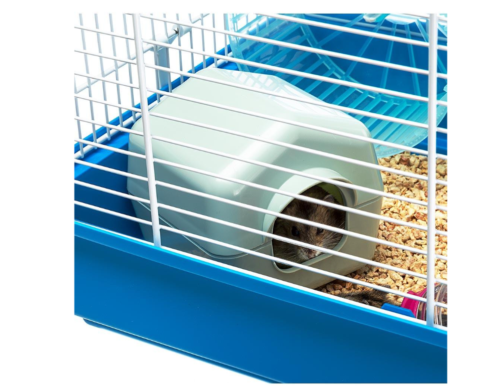 Клетка для грызунов Ferplast Paula в комплекте с туннелями голубая 46х29.5х24.5 см 57906411 - 5 Клетка для грызунов Ferplast Paula в комплекте с туннелями голубая 46х29.5х24.5 см 57906411 - zoo-expert.com.ua - 5
