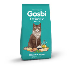 Сухий корм для стерилізованих котів Gosbi Exclusive Chicken & Salmon Sterilized з куркою та лососем 6 кг