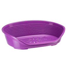 Пластиковый лежак для собак и котов Ferplast Siesta Deluxe 8 фиолетовый 82х59.5х25 см 70208923